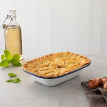 Load image into Gallery viewer, Hairy Bikers Enamelled Large Pie Dish 24 cm