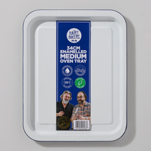 Load image into Gallery viewer, Hairy Bikers Enamelled 38 cm Medium Oven Tray