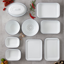 Load image into Gallery viewer, Hairy Bikers Enamelled 38 cm Medium Oven Tray