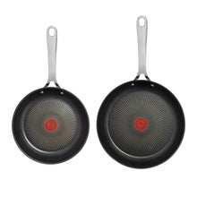 Load image into Gallery viewer, Tefal Jamie Oliver Cook's Direct Stainless Steel 2-Piece Frypan Set