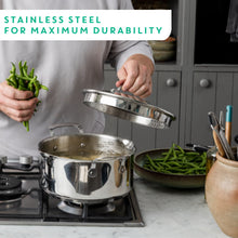 Load image into Gallery viewer, Tefal Jamie Oliver Cook's Direct Stainless Steel 2-Piece Frypan Set