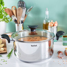 Load image into Gallery viewer, Tefal Primary Stainless Steel Stew Pot with Lid 24 cm
