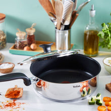 Load image into Gallery viewer, Tefal Primary Stainless Steel Saute Pan 24 cm