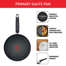 Load image into Gallery viewer, Tefal Primary Stainless Steel Saute Pan 24 cm
