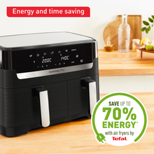 Load image into Gallery viewer, Tefal Dual Easy Fry Air Fryer 8.3 L