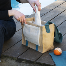 Load image into Gallery viewer, Pebbly Shoulder Bag with Placemat