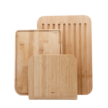 Load image into Gallery viewer, Pebbly Boards, Knives & Holder - 5 Piece Set