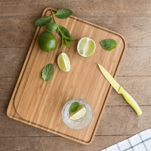 Load image into Gallery viewer, Pebbly Boards, Knives & Holder - 5 Piece Set