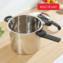 Load image into Gallery viewer, Tefal Secure Trendy Pressure Cooker 8L Stainless Steel