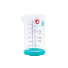 Load image into Gallery viewer, Pebbly Blue Glass Measuring Jug with Silicone Base - 200 ml