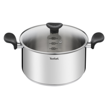 Load image into Gallery viewer, Tefal Primary Stainless Steel Stew Pot with Lid 24 cm
