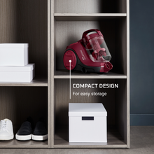Load image into Gallery viewer, Rowenta Swift Power Cyclonic Bagless Vacuum Cleaner Dark Red