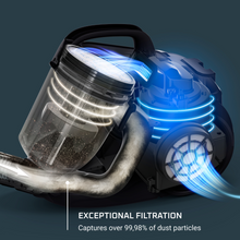 Load image into Gallery viewer, Rowenta Swift Power Cyclonic Bagless Vacuum Cleaner Dark Red