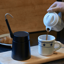 Load image into Gallery viewer, Aerolatte Caffe Porcellana Black 4 Cup Coffee Maker - Room+