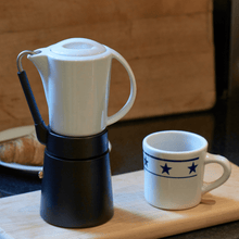 Load image into Gallery viewer, Aerolatte Caffe Porcellana Black 4 Cup Coffee Maker - Room+