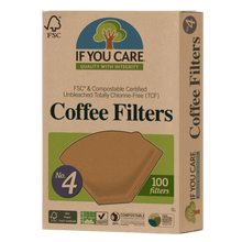 Load image into Gallery viewer, If You Care Number 4 Coffee Filter Papers - Room+