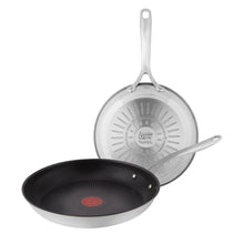 Load image into Gallery viewer, Jamie Oliver by Tefal Cook's Direct Stainless Steel 2-Piece Frypan Set - Room+