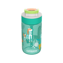 Load image into Gallery viewer, Kambukka Lagoon Disco Zoo Water Bottle with Straw Lid - 400 ml - Room+