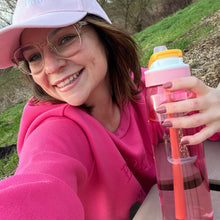 Load image into Gallery viewer, Kambukka Lagoon Water Bottle with Straw Lid Sunny Melon - 1000 ml - Room+