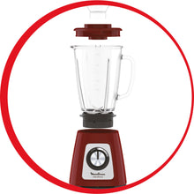Load image into Gallery viewer, Moulinex Blendforce 2 Glass Jug Red 800 W - Room+
