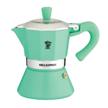 Load image into Gallery viewer, Pezzetti Belle Express Stove Top Coffee Maker - Green - Room+