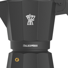 Load image into Gallery viewer, Pezzetti Ital Express Stove Top Coffee Maker - Black - Room+