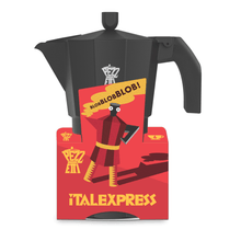 Load image into Gallery viewer, Pezzetti Ital Express Stove Top Coffee Maker - Black - Room+