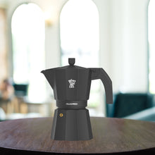 Load image into Gallery viewer, Pezzetti Ital Express Stove Top Coffee Maker - Black - Room+