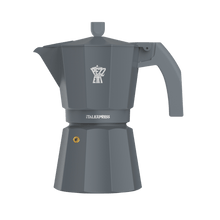 Load image into Gallery viewer, Pezzetti Ital Express Stove Top Coffee Maker - Grey - Room+