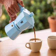 Load image into Gallery viewer, Pezzetti Ital Express Stove Top Coffee Maker - Pastel Blue - Room+