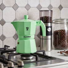 Load image into Gallery viewer, Pezzetti Ital Express Stove Top Coffee Maker - Pastel Green - Room+