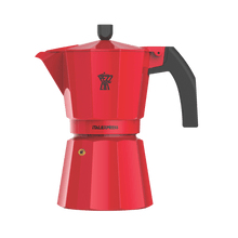 Load image into Gallery viewer, Pezzetti Ital Express Stove Top Coffee Maker - Red - Room+