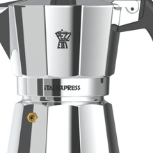 Load image into Gallery viewer, Pezzetti Ital Express Stove Top Coffee Maker - Silver - Room+