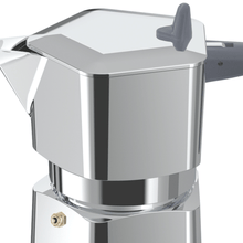 Load image into Gallery viewer, Pezzetti Penta Express Stove Top Coffee Maker - Silver - Room+