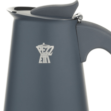Load image into Gallery viewer, Pezzetti Steel Express Stove Top Coffee Maker - Grey - Room+
