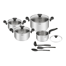 Load image into Gallery viewer, Tefal Primary Stainless Steel Non-Stick 11 Piece Cookware Set - Room+