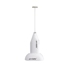 Load image into Gallery viewer, White Aerolatte Milk Frother with Stand