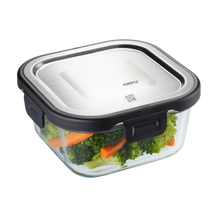 Load image into Gallery viewer, GEFU Square Food Storage Container Milo - 500 ml