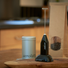 Load image into Gallery viewer, Black Aerolatte Milk Frother with Stand