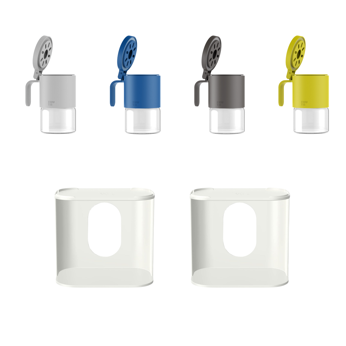 Zuutii Spice Container Bundle with spice racks