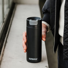 Load image into Gallery viewer, Kambukka Olympus SS Double Wall Insulated Tumbler Matte Black - 500 ml
