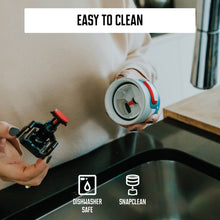 Load image into Gallery viewer, Kambukka Elton Water Bottle with 3 in 1 Snapclean® Lid Blue - 1000 ml
