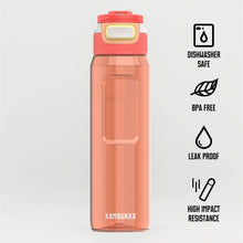 Load image into Gallery viewer, Kambukka Elton Water Bottle with 3 in 1 Snapclean® Lid Orange - 1000 ml
