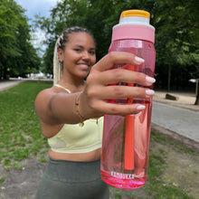 Load image into Gallery viewer, Kambukka Lagoon Water Bottle with Straw Lid Sunny Melon - 1000 ml
