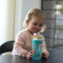 Load image into Gallery viewer, Kambukka Lagoon Disco Zoo Water Bottle with Straw Lid - 400 ml
