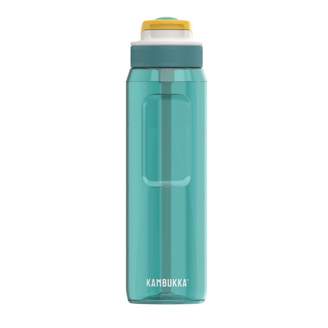 Kambukka Lagoon Water Bottle with Straw Lid Zesty Green - 1000 ml