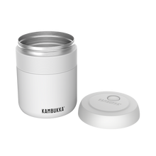 Load image into Gallery viewer, Kambukka Bora SS Double Wall Insulated Lunch Box Chalk White - 600 ml
