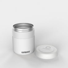 Load image into Gallery viewer, Kambukka Bora SS Double Wall Insulated Lunch Box Chalk White - 600 ml

