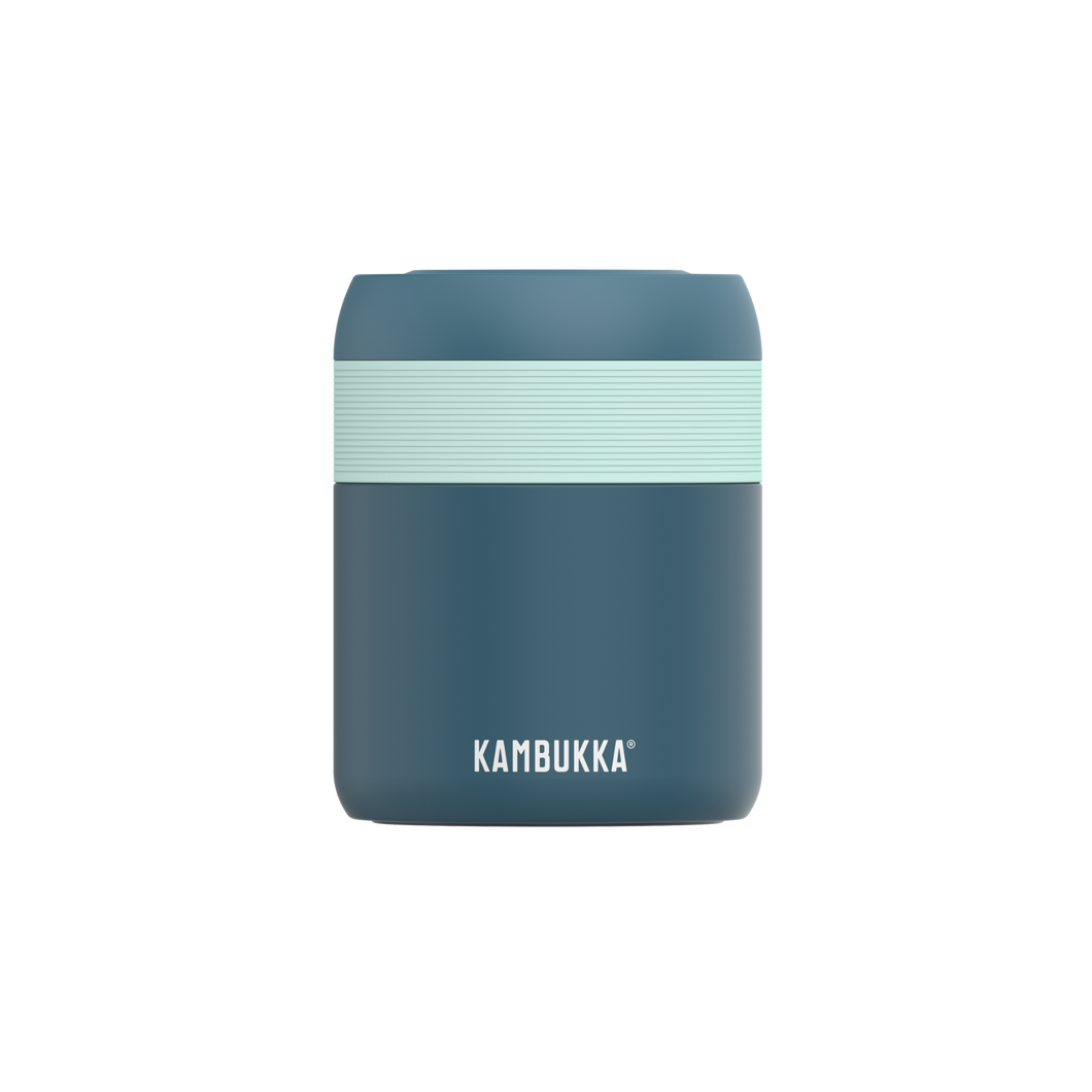 Kambukka Bora SS Double Wall Insulated Lunch Box Deep Teal - 600 ml