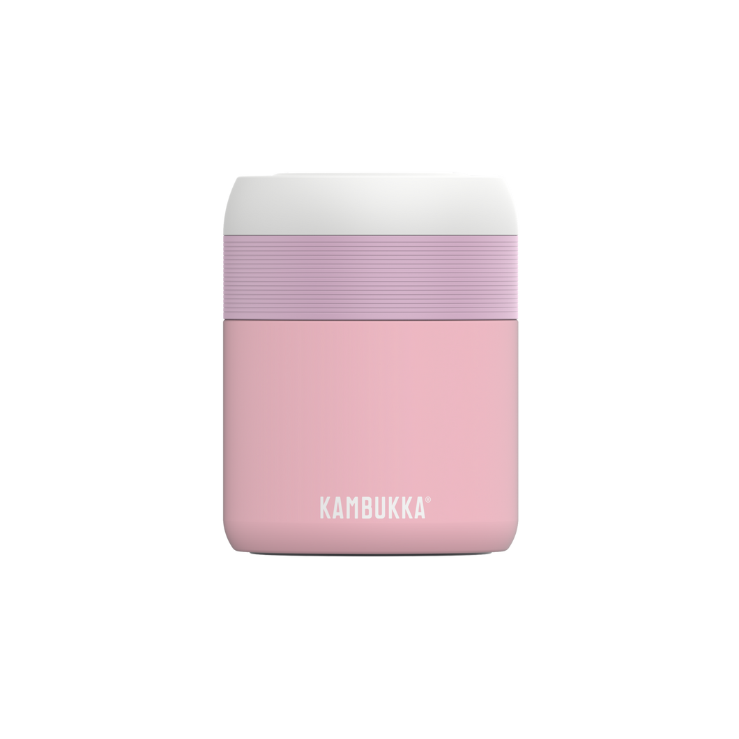 Kambukka Bora SS Double Wall Insulated Lunch Box Baby Pink - 600 ml